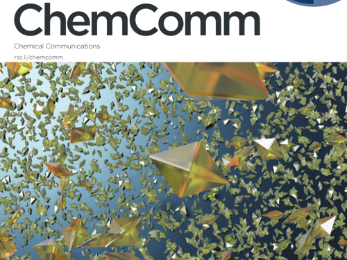 Titanium nanoMOFs in the cover of Chem. Commun.