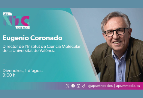 Eugenio Coronado, entrevistado en directo en À Punt...