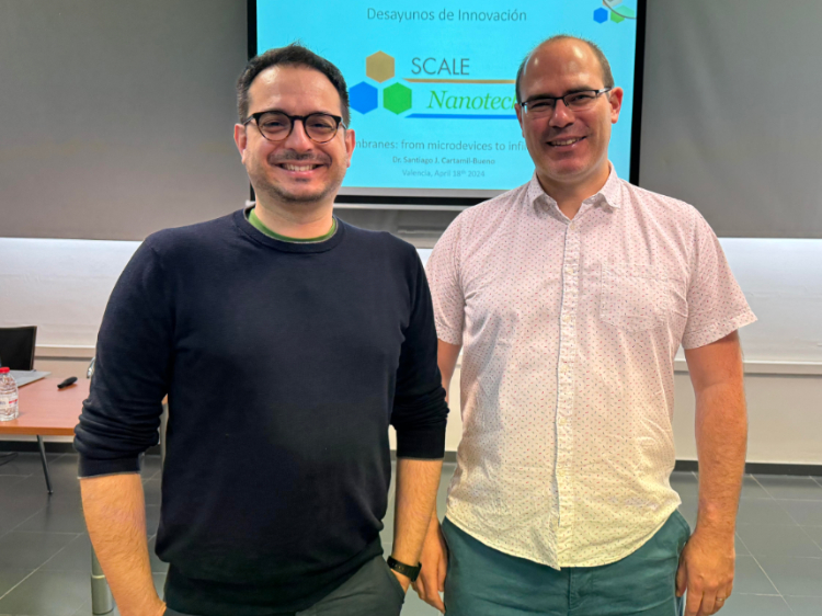 ICMol and Industry Innovation Breakfast. Scale Nanotech - Graphene Micromembrane...